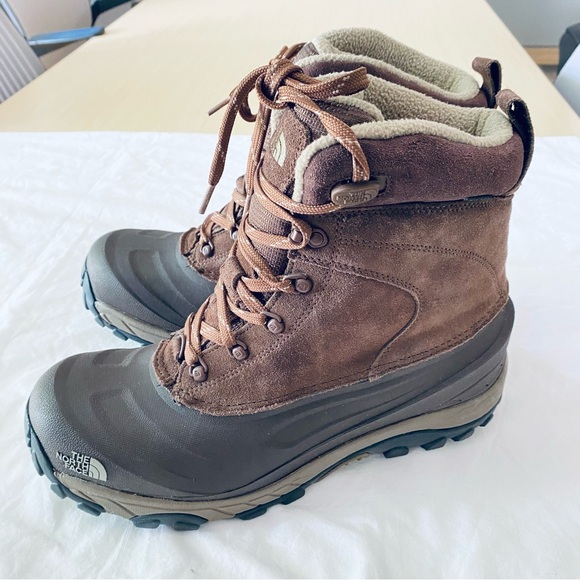 THE NORTH FACE Chilkat III Boots Brown Suede Lug Winter Snow Rain Waterproof main image 10